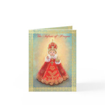 Infant of Prague Prayer Card