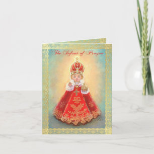 Infant of Prague Prayer Card
