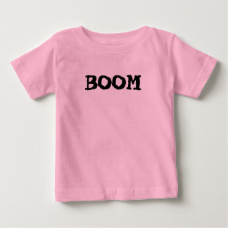 Infant Pink Shirt BOOM Logo