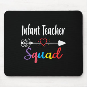 Infant Teacher Squad Fun Back To School Teacher su Mouse Pad