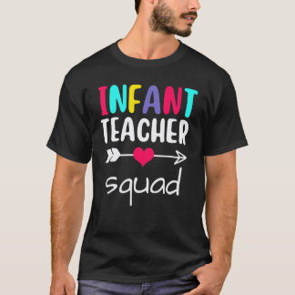 Infant Teacher Squad Matching Back To School First T-Shirt