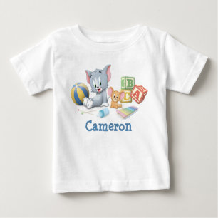 Infant Tom and Jerry Playing With Toys Baby T-Shirt