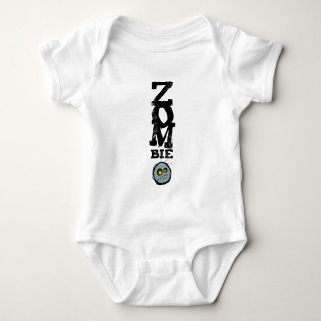 Infant Zombie Logo (vertical) Baby Bodysuit (Front)