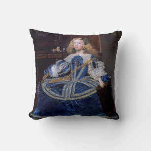 Infanta Margarita Teresa Blue Dress, Velazquez Cushion