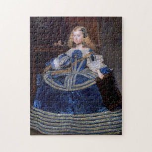 Infanta Margarita Teresa Blue Dress, Velazquez Jigsaw Puzzle