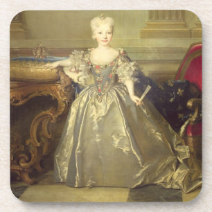 Infanta Maria Ana Victoria de Borbón, 1724 (oil o Coaster