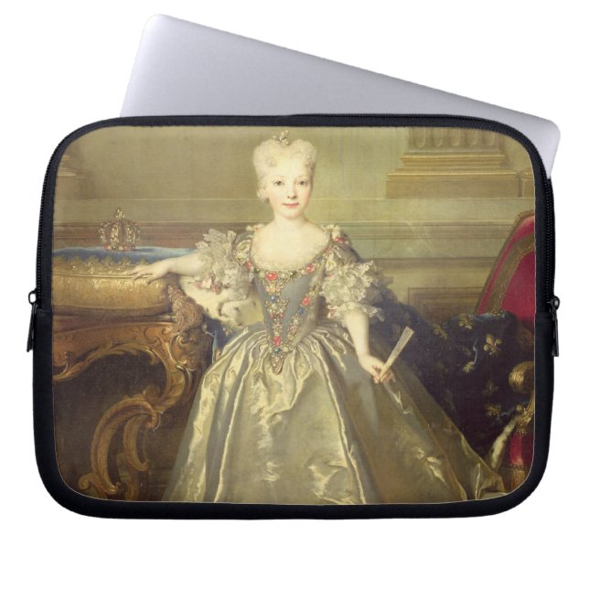 Infanta Maria Ana Victoria de Borbón, 1724 (oil on Laptop Sleeve (Front)