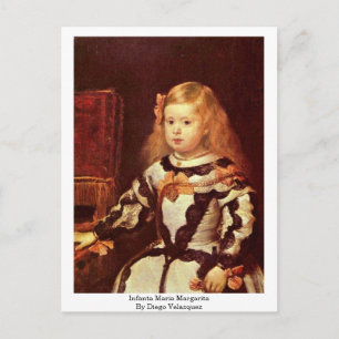 Infanta Maria Margarita By Diego Velazquez Postcard