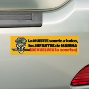 INFANTERÍA DE MARINA BUMPER STICKER