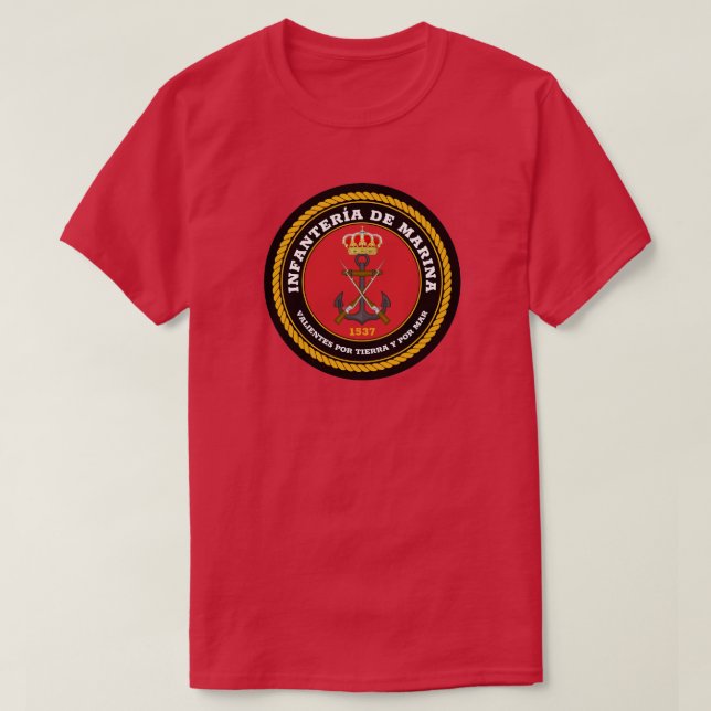 INFANTERÍA DE MARINA (Per Terra et Mare) T-Shirt (Design Front)
