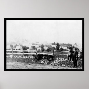 Infantry and Camp in Tenallytown 1864 Poster