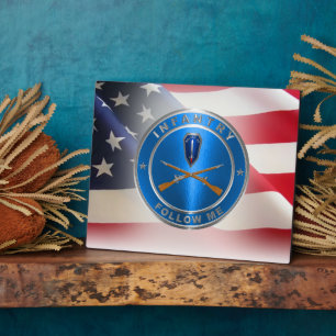 Infantry Army Veteran   Plaque