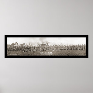 Infantry Camp Canton OH Photo 1917 Poster