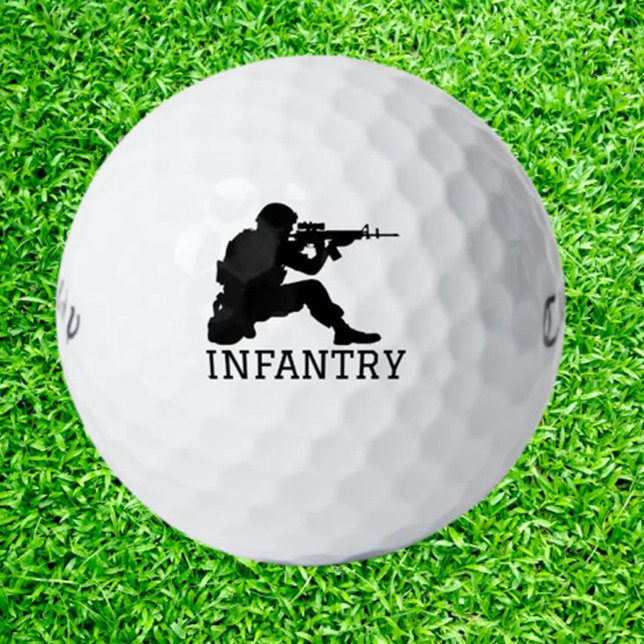 Infantry Military Golf Gifts! Balls ( From army-themed golf balls to unique Father's Day gifts, celebrate active duty and retired soldier)