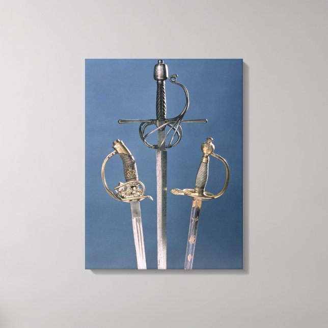 Infantry officer's sword canvas print (Front)