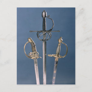Infantry officer's sword postcard