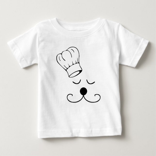Infants' Chef Dog Tee/Creeper Baby T-Shirt (Front)