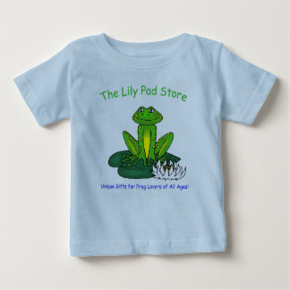 Infant's Frog on a Lily Pad Blue T-Shirt