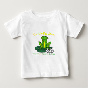 Infant's Frog on a Lily Pad White T-Shirt