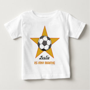 Infant's Personalised Soccer Star Shirt