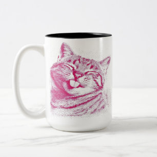 Infected By The Time Retro Anime Aesthetic Coffee Two-Tone Coffee Mug
