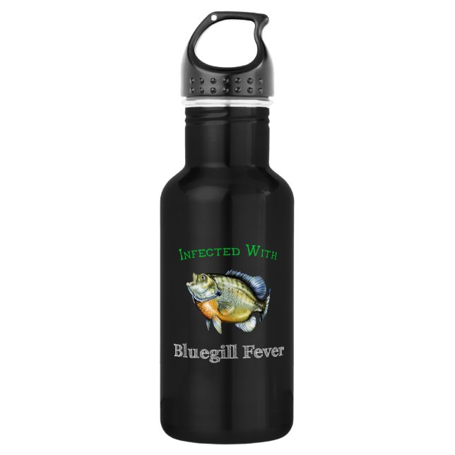 Infected With Bluegill Fever 532 Ml Water Bottle (Front)