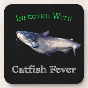 Infected With Catfish Fever Coaster