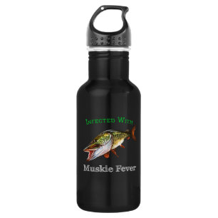 Infected With Muskie Fever 532 Ml Water Bottle