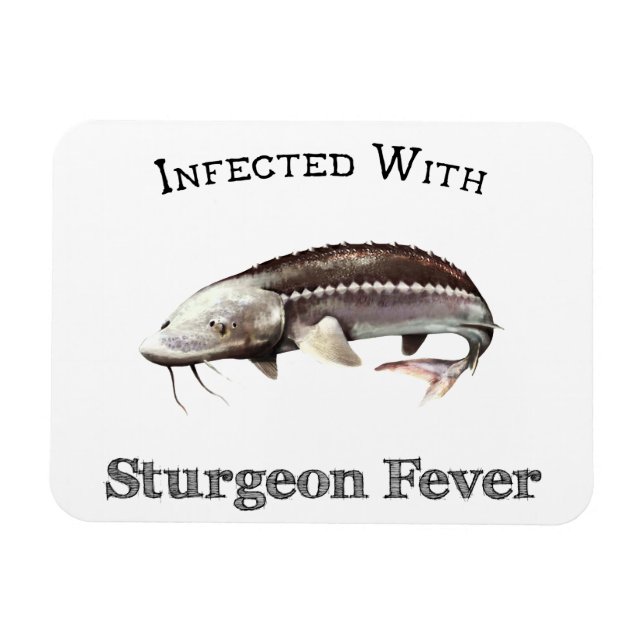 Infected With Sturgeon Fever Magnet (Horizontal)