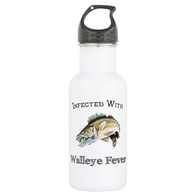 Infected With Walleye Fever 532 Ml Water Bottle (Front)