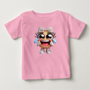 Infectious Laughter, Emoji, by Natasha Us Baby T-Shirt