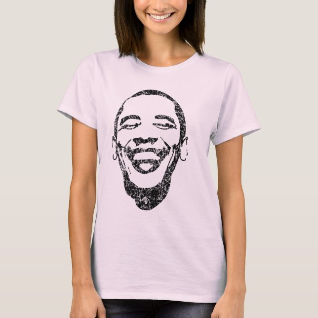 Infectious Smile Obama Long Sleave T T-Shirt (Front)