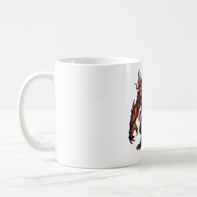 Infernal Behemoth Creature Coffee Mug (Left)