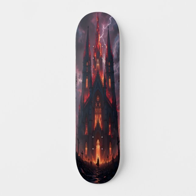 Infernal Cathedral Edition 2 Skateboard (Front)
