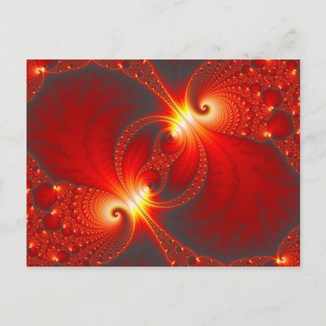 Infernal - Fractal Art Postcard (Front)