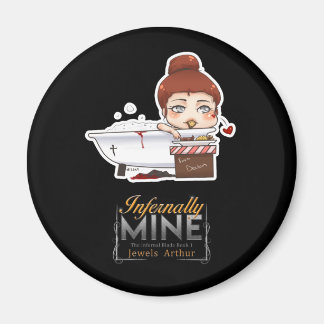 Infernally Mine by Jewels Arthur Mara Chibi Magnet