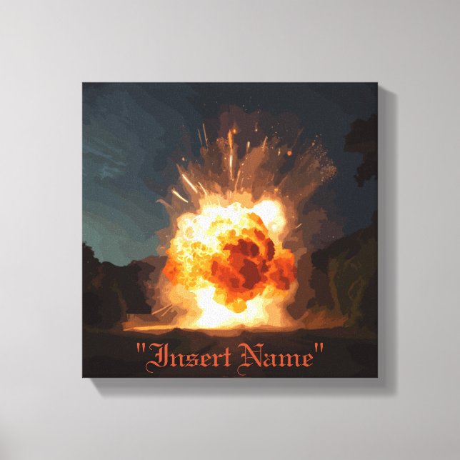Inferno Canvas Print (Front)