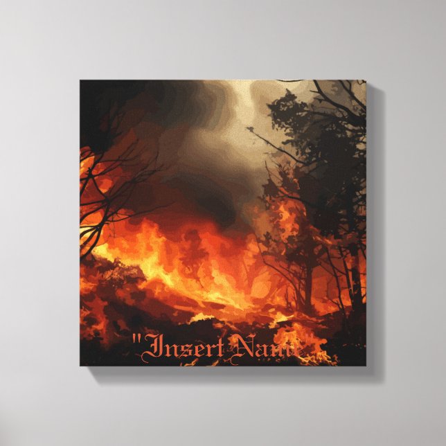 Inferno Canvas Print (Front)