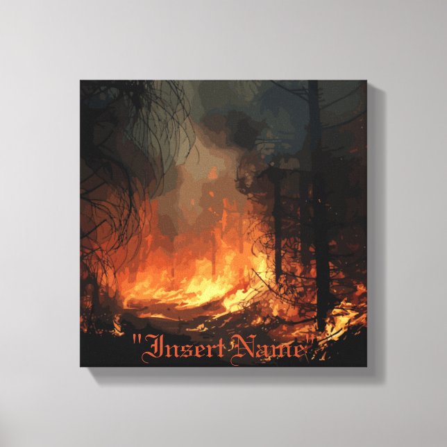 Inferno Canvas Print (Front)