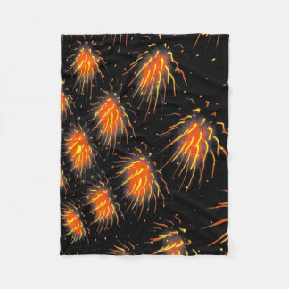 Inferno Comet Trails Fleece Blanket