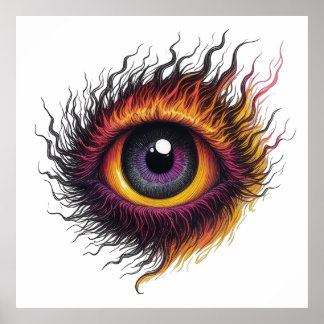 Inferno Gaze Poster
