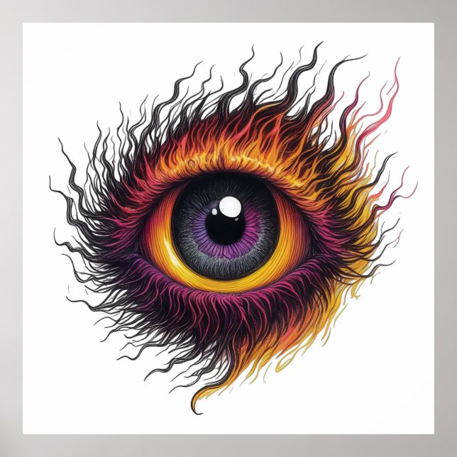 Inferno Gaze Poster (Front)