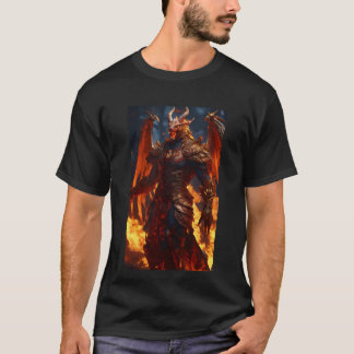 "Inferno Guardian: Mythical Fire Creature Men's T- T-Shirt