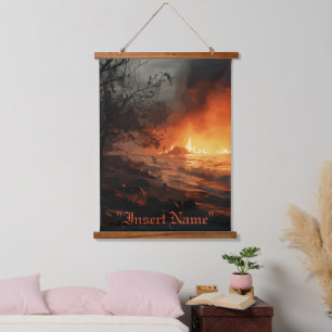 Inferno Hanging Tapestry