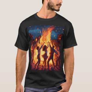 Inferno Ignited" "Flames of Passion" "Blaze Boldly T-Shirt