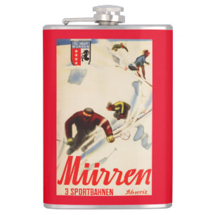 Inferno Races Promotional Poster Hip Flask