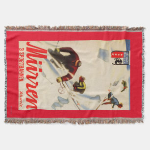 Inferno Races Promotional Poster Throw Blanket