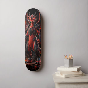 Inferno Red Dragon Skate Deck - Fire Armour Beast