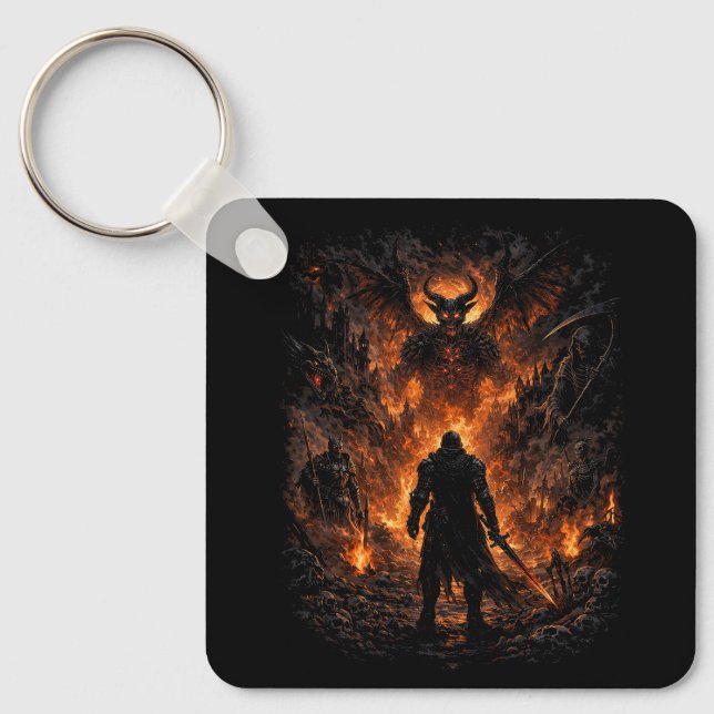 Inferno’s Gate Key Ring (Front)
