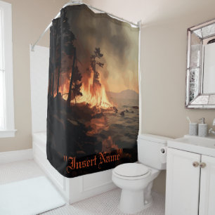 Inferno Shower Curtain